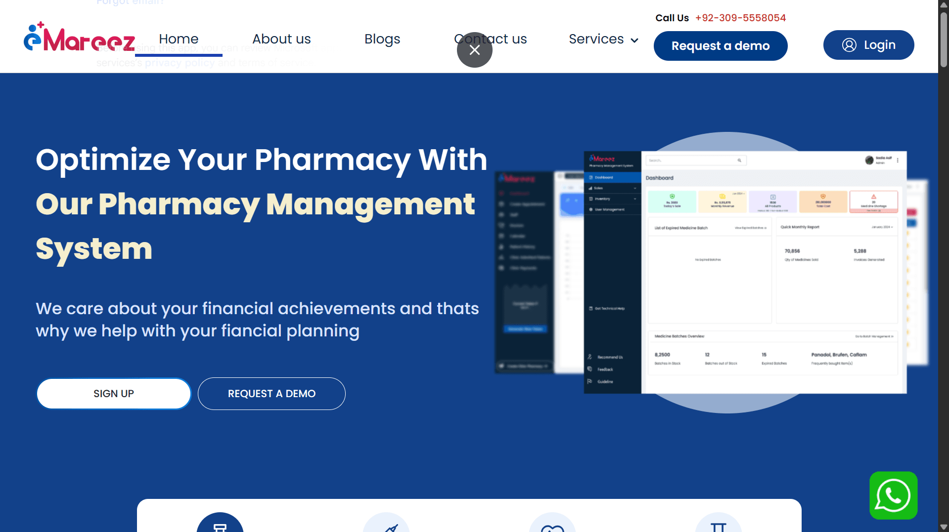 E-Mareez | Advanced EMR & Clinic Management Software Pakistan project screenshot