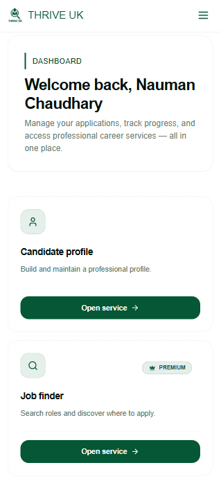 AI jobs application and interview preparation plateform screenshot 3